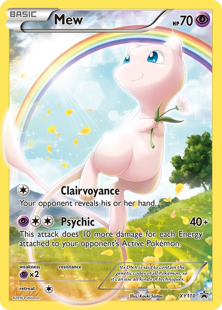 Mew - XY Promos #XY110 - Holofoil - Lightly Played