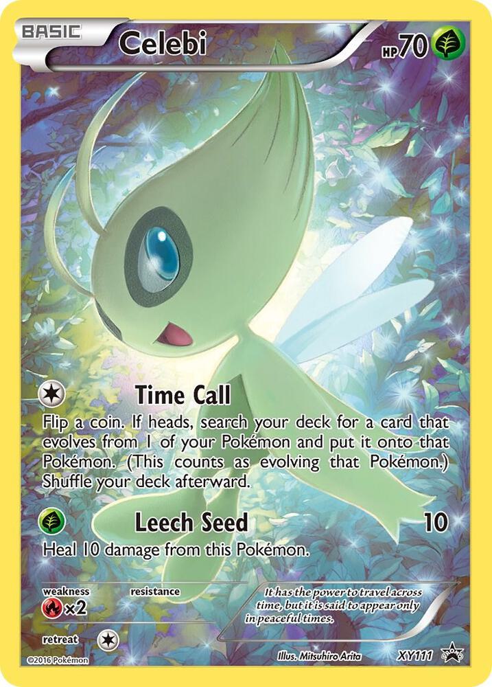 Celebi - XY Promos #XY111 - Holofoil - Lightly Played