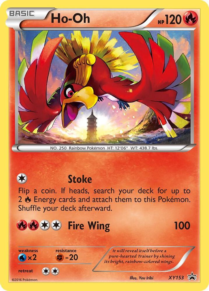 Ho-Oh - XY Promos #XY153 - Holofoil - Lightly Played