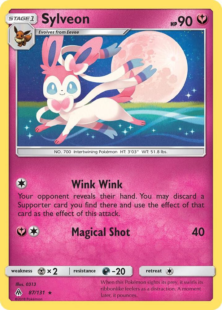 Sylveon - SM - Forbidden Light #87/131 - Lightly Played