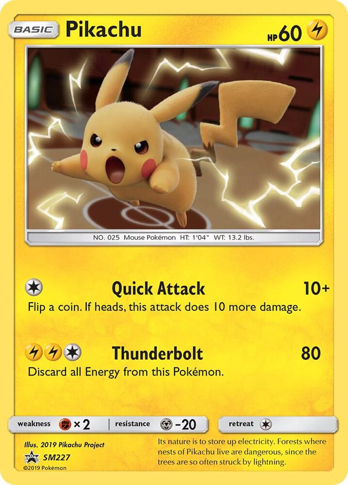 Pikachu - SM Promos #SM227 - Holofoil - Lightly Played
