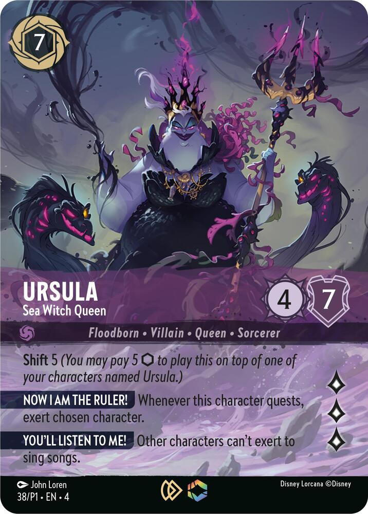 Ursula – Sea Witch Queen (Store Championship Foil)