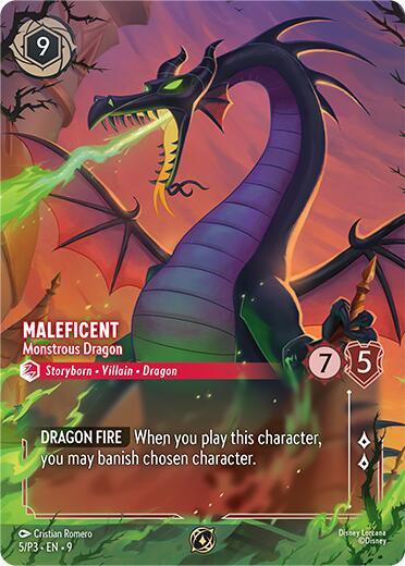 Maleficent – Monstrous Dragon (Store Championship Foil)