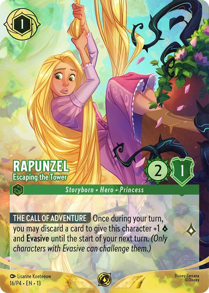 Rapunzel – Escaping the Tower (Store Championship Foil)