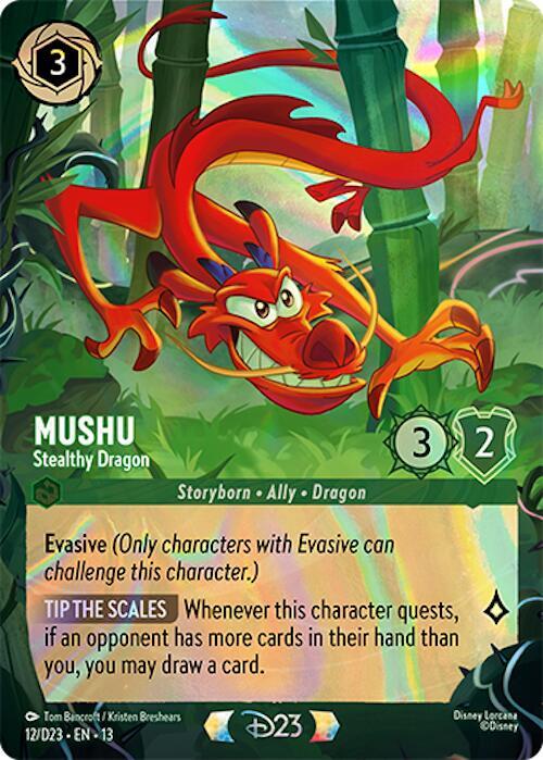 Mushu – Stealthy Dragon (D23)