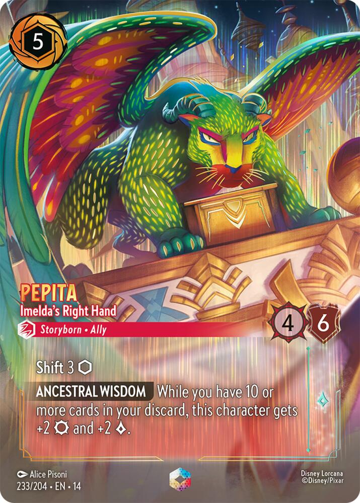 Pepita - Imelda's Right Hand (Enchanted) - Hyperia City #233/204 - Holofoil - Near Mint