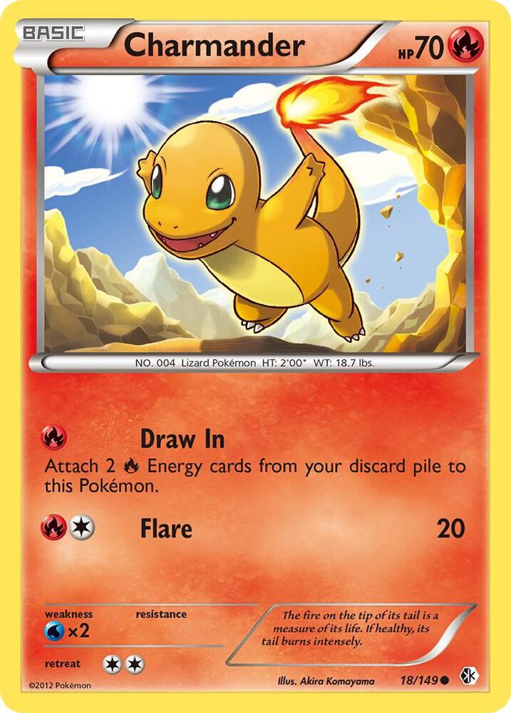 Charmander - Boundaries Crossed #18/149 - Reverse Holofoil - Lightly Played