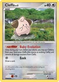Cleffa - Diamond and Pearl #78/130 - Reverse Holofoil - Lightly Played