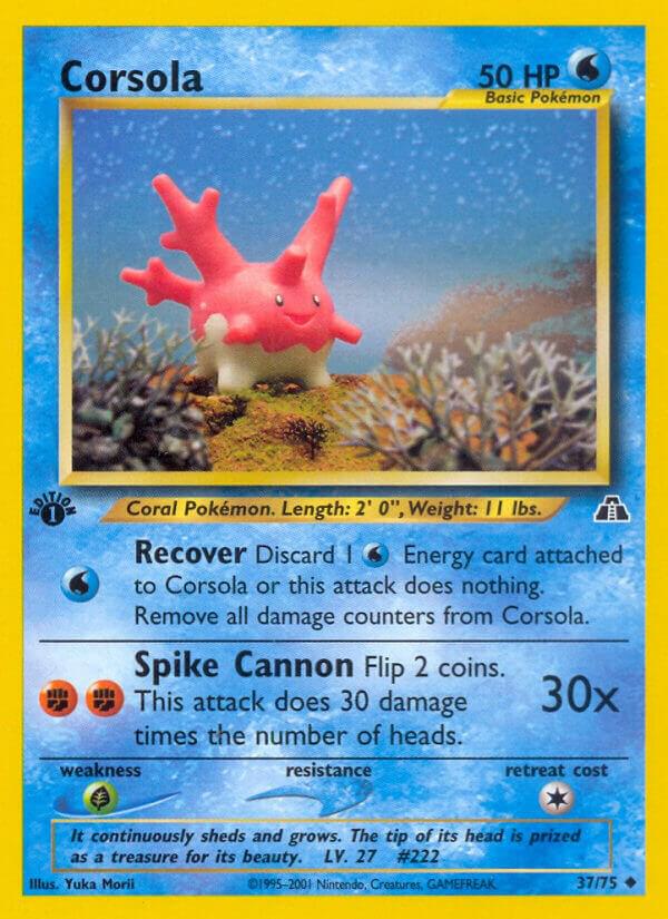 Corsola - Neo Discovery #37/75 - Lightly Played