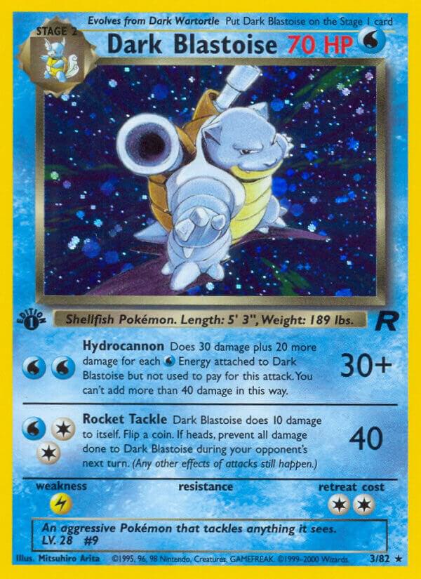 Dark Blastoise - Team Rocket #03/82 - Unlimited Holofoil - Near Mint
