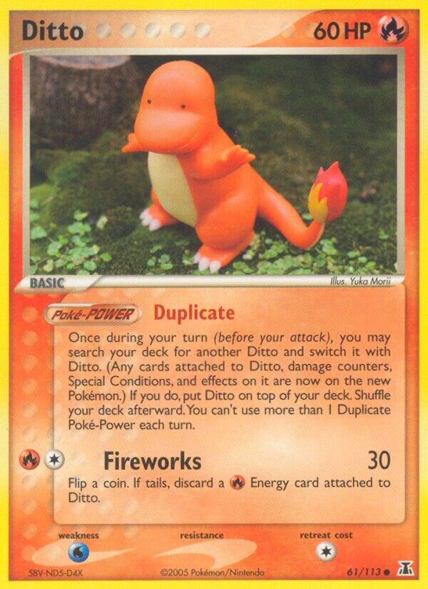 Ditto (Charmander) - EX Delta Species #061/113 - Lightly Played