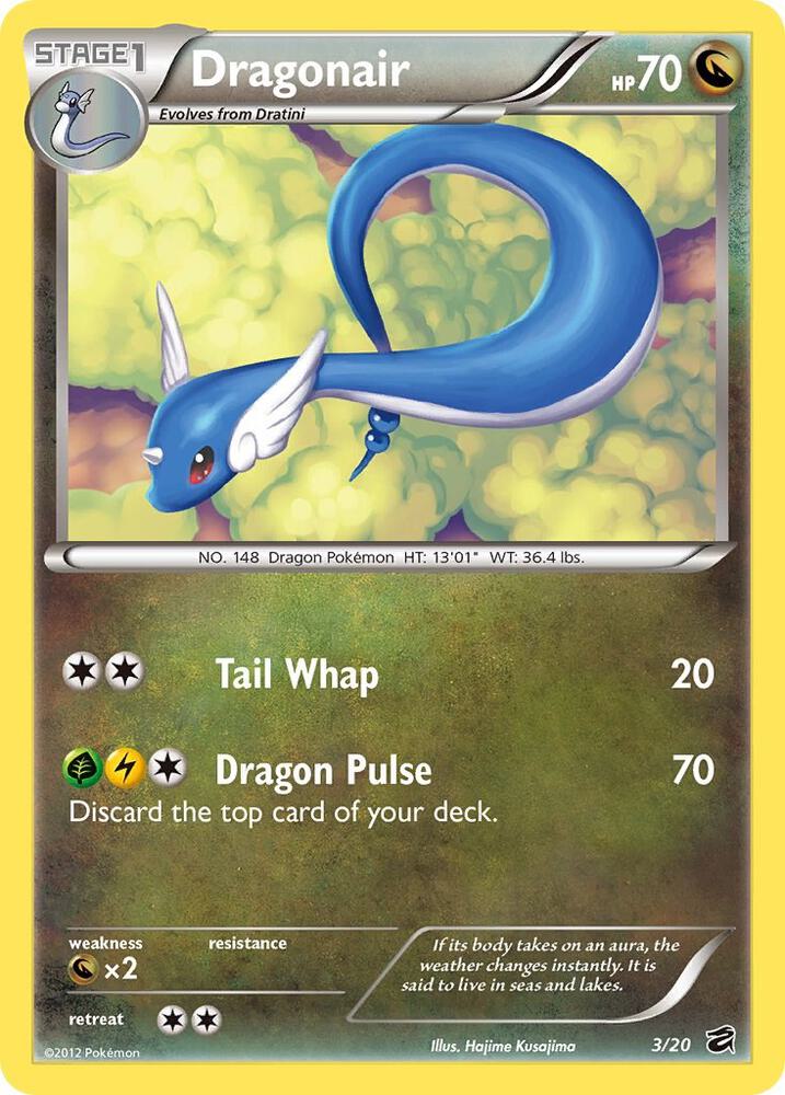 Dragonair (3) - Dragon Vault #3/20 - Holofoil - Near Mint