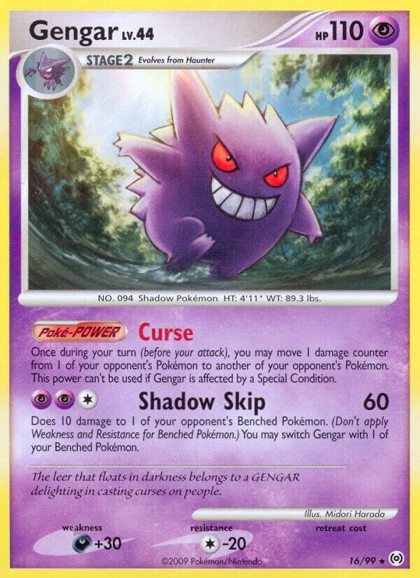 Gengar (16) - Arceus #16/99 - Damaged