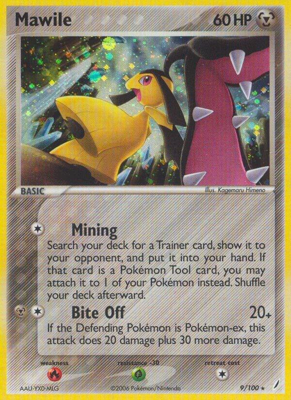 Mawile - EX Crystal Guardians #9/100 - Holofoil - Moderately Played