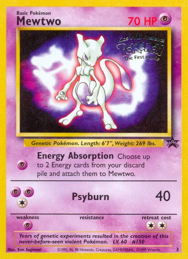 Mewtwo (Movie Promo) - WoTC Promo #3/53 - Heavily Played