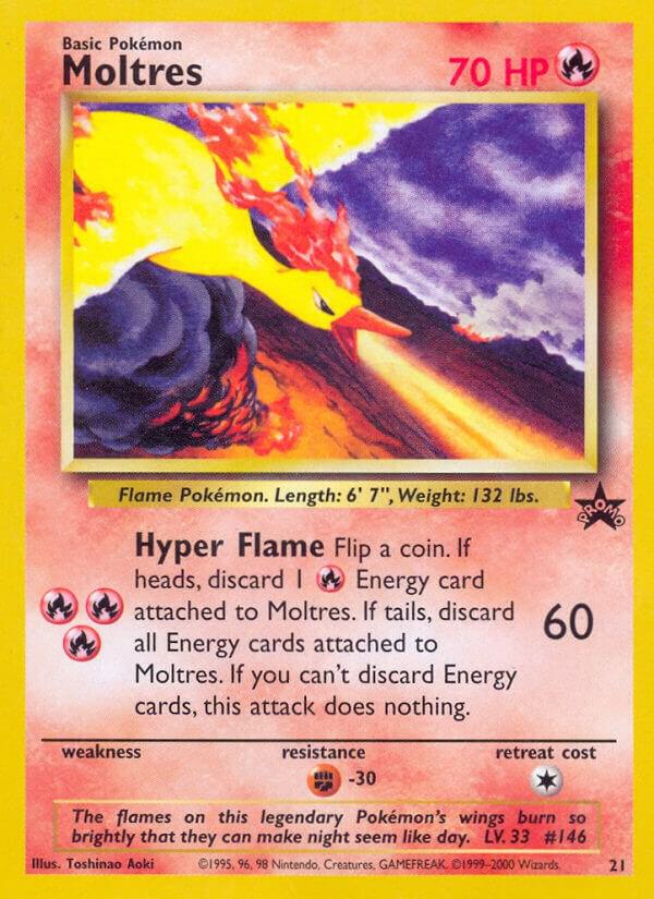 Moltres - WoTC Promo #21/53 - Lightly Played