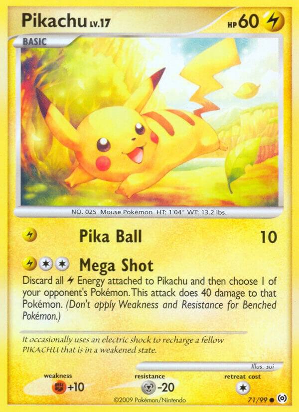 Pikachu - Arceus #71/99 - Near Mint