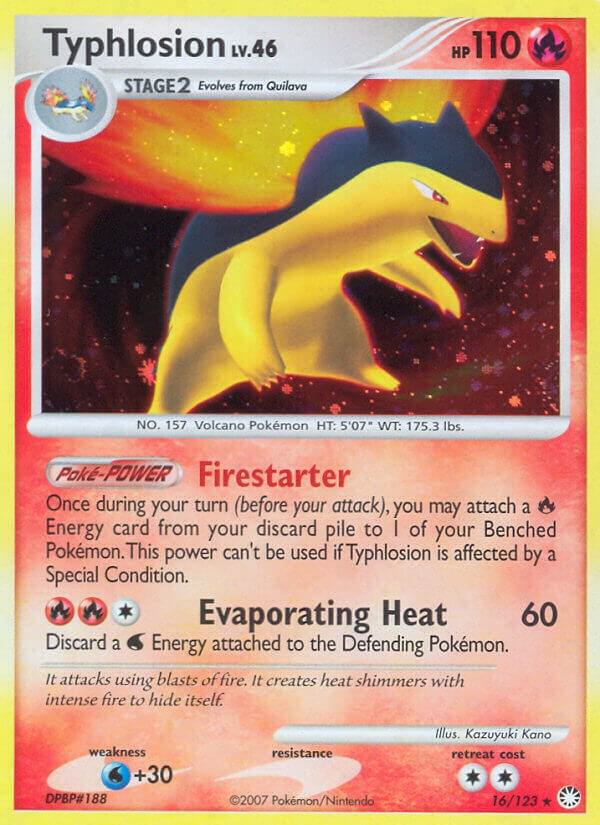 Typhlosion - Mysterious Treasures #16/123 - Holofoil - Lightly Played