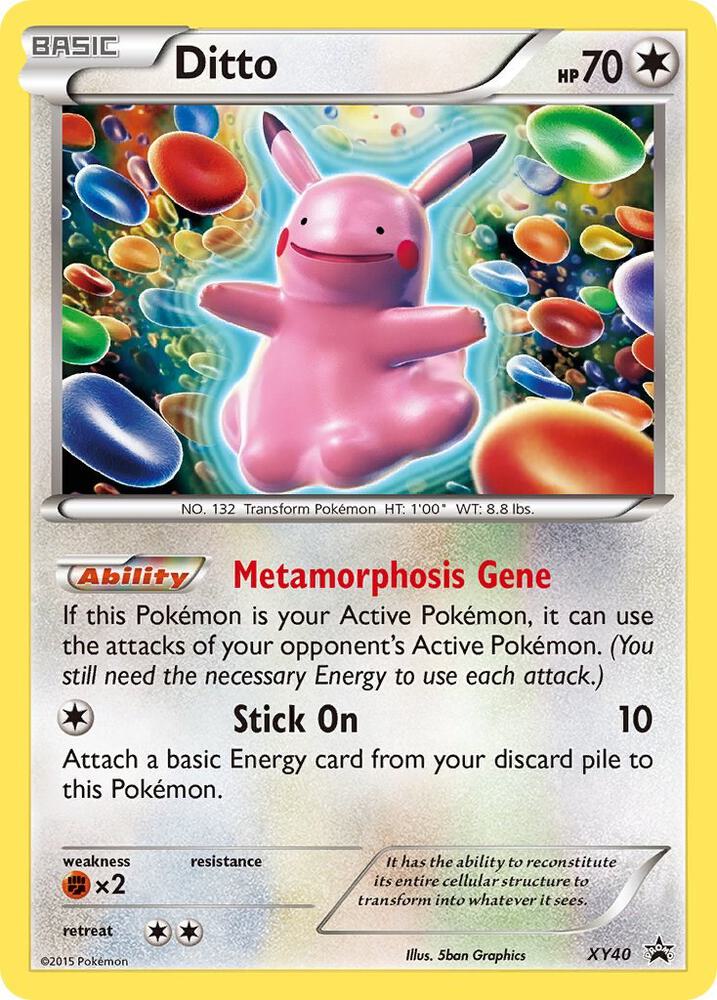 Ditto - XY Promos #XY40 - Holofoil - Lightly Played