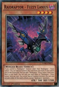 Raidraptor - Fuzzy Lanius – Clash of Rebellions (YuGiOh)