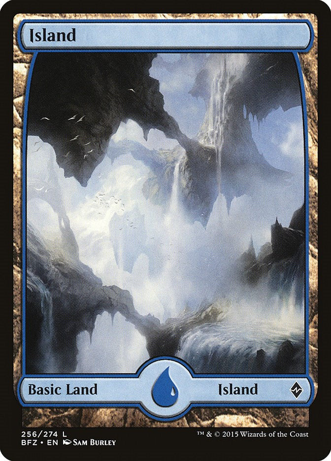 Island (256) - Full Art – Battle for Zendikar (Magic: The Gathering)