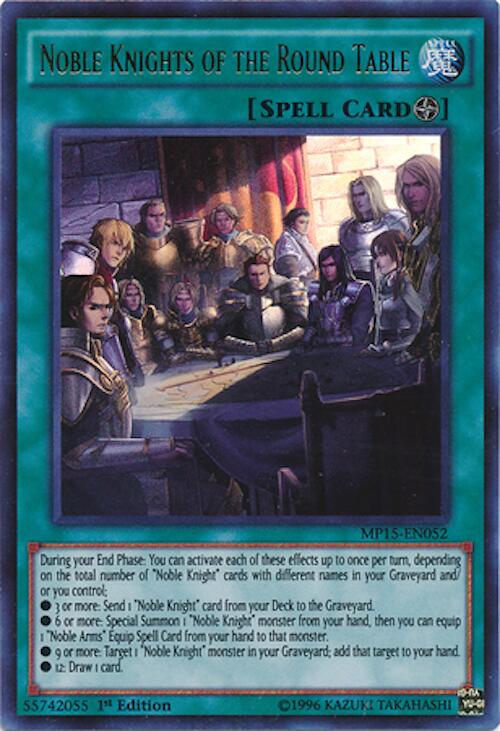 Noble Knights of the Round Table – 2015 Mega-Tins Mega Pack (YuGiOh)