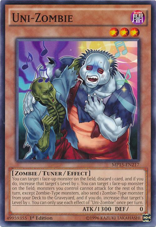 Uni-Zombie – 2015 Mega-Tins Mega Pack (YuGiOh)