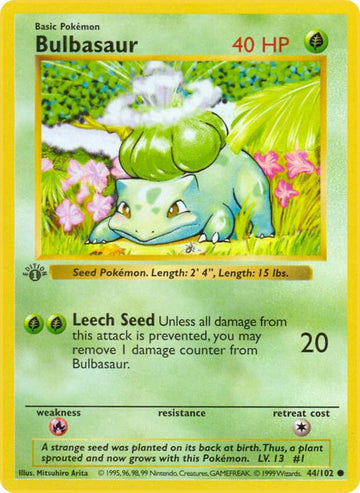 Bulbasaur - Base Set
