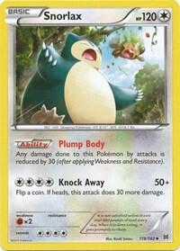 Snorlax - XY - BREAKthrough #118/162 - Reverse Holofoil - Lightly Played