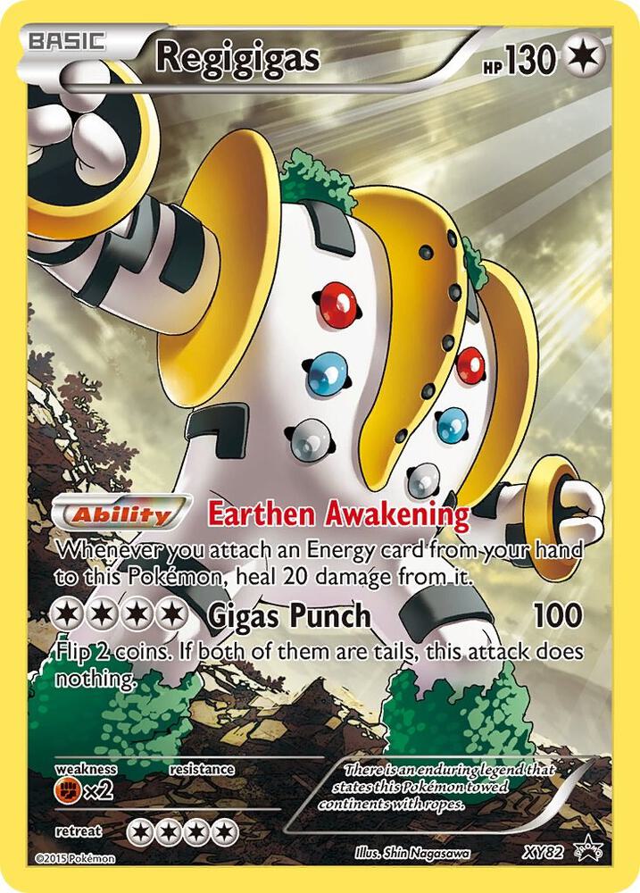 Regigigas (Full Art Promo) - XY Promos #XY82 - Holofoil - Lightly Played