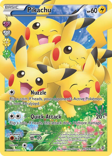 Pikachu - Generations: Radiant Collection #RC29/RC32 - Holofoil - Near Mint