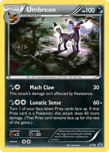 Umbreon - XY Promos #XY96 - Holofoil - Lightly Played