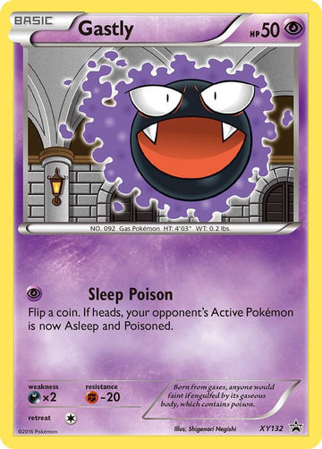 Gastly - XY Promos #XY132 - Holofoil - Lightly Played