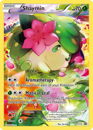Shaymin - XY Promos #XY115 - Holofoil - Damaged