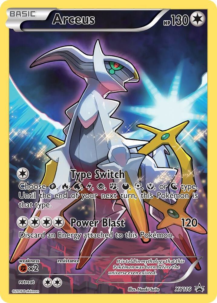 Arceus - XY Promos #XY116 - Holofoil - Lightly Played