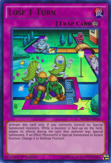 Lose 1 Turn – 2016 Mega-Tins Mega Pack (YuGiOh)