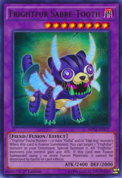 Frightfur Sabre-Tooth – 2016 Mega-Tins Mega Pack (YuGiOh)