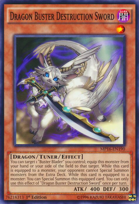 Dragon Buster Destruction Sword – 2016 Mega-Tins Mega Pack (YuGiOh)