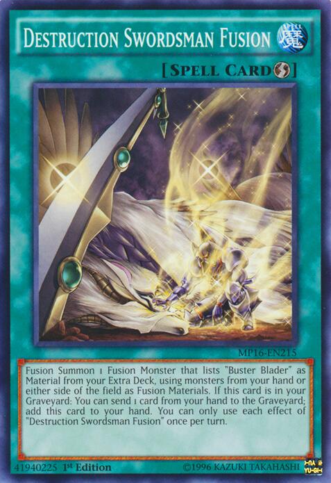 Destruction Swordsman Fusion – 2016 Mega-Tins Mega Pack (YuGiOh)