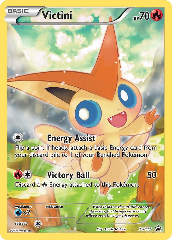 Victini - XY Promos #XY117 - Holofoil - Lightly Played