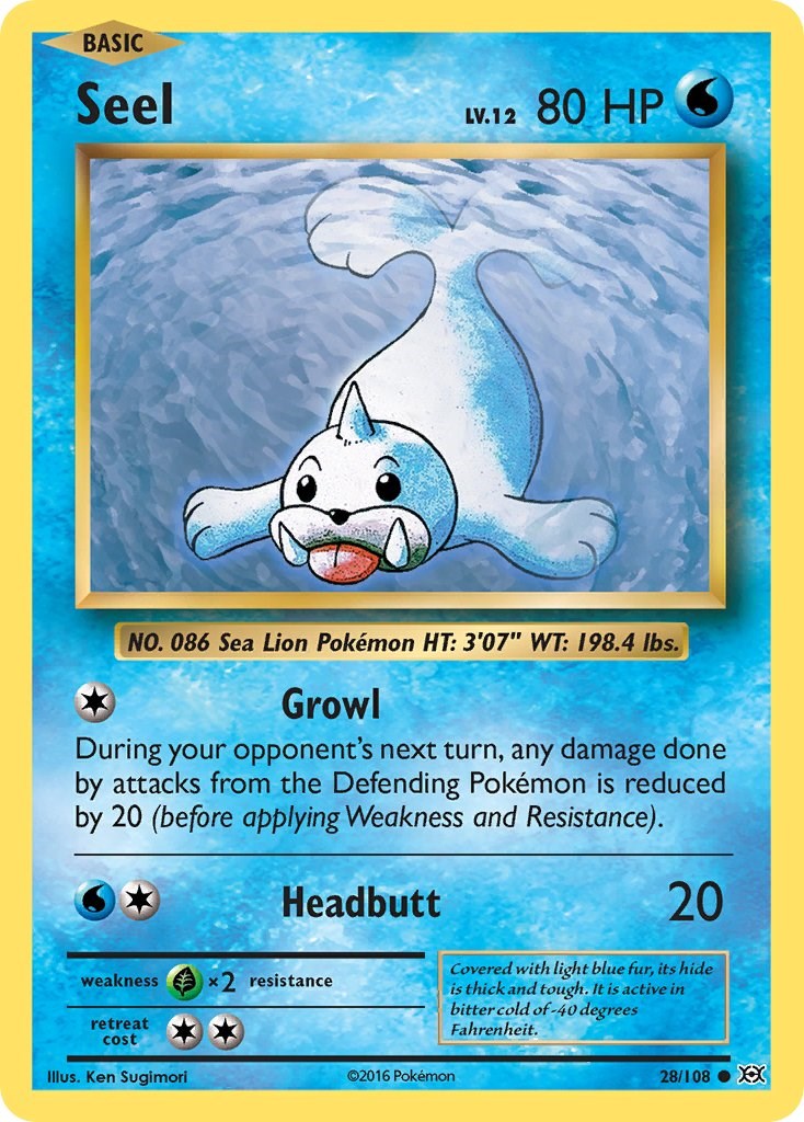 Seel – XY - Evolutions (Pokemon)