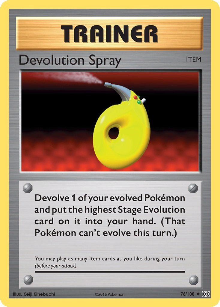 Devolution Spray – XY - Evolutions (Pokemon)