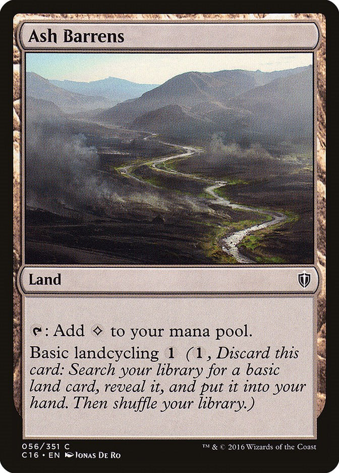 Ash Barrens – Commander 2016 (Magic: The Gathering)