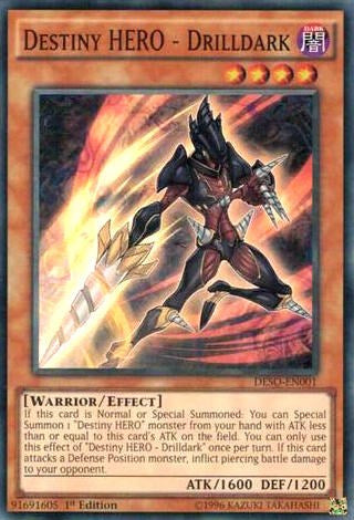 Destiny HERO - Drilldark – Destiny Soldiers (YuGiOh)
