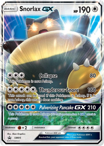 Snorlax GX - SM Promos #SM05 - Holofoil - Near Mint