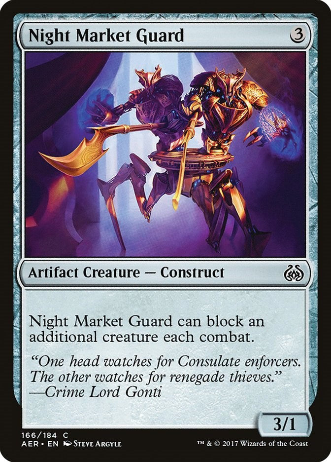 Night Market Guard – Aether Revolt (Magic: The Gathering)