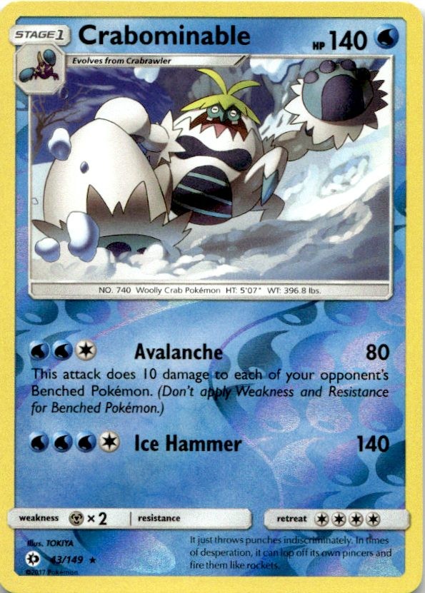 Crabominable – SM Base Set (Pokemon)