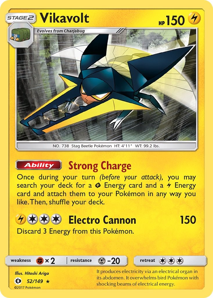 Vikavolt – SM Base Set (Pokemon)