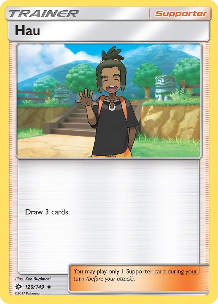 Hau – SM Base Set (Pokemon)