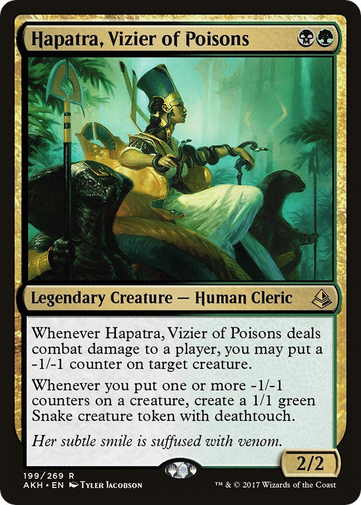 Hapatra, Vizier of Poisons – Amonkhet (Magic: The Gathering)